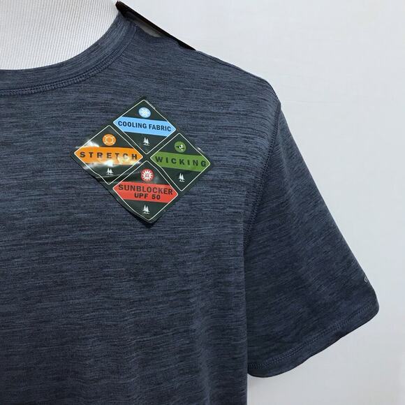 G.H. Bass NWT Blue Performance Shirt Men L - Picture 3 of 10